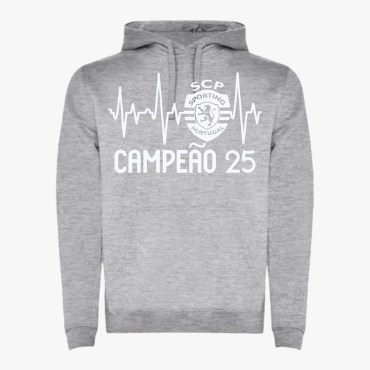 Sporting - Sweat-shirt com capuz - Cinza