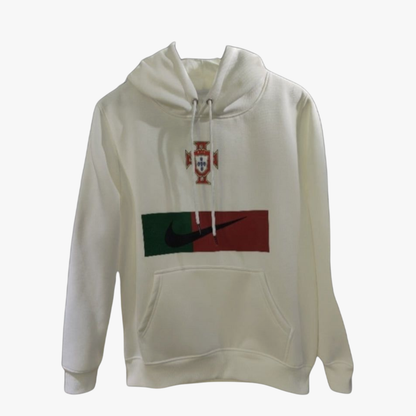 Portugal - Sweat-shirt com capuz - Branca