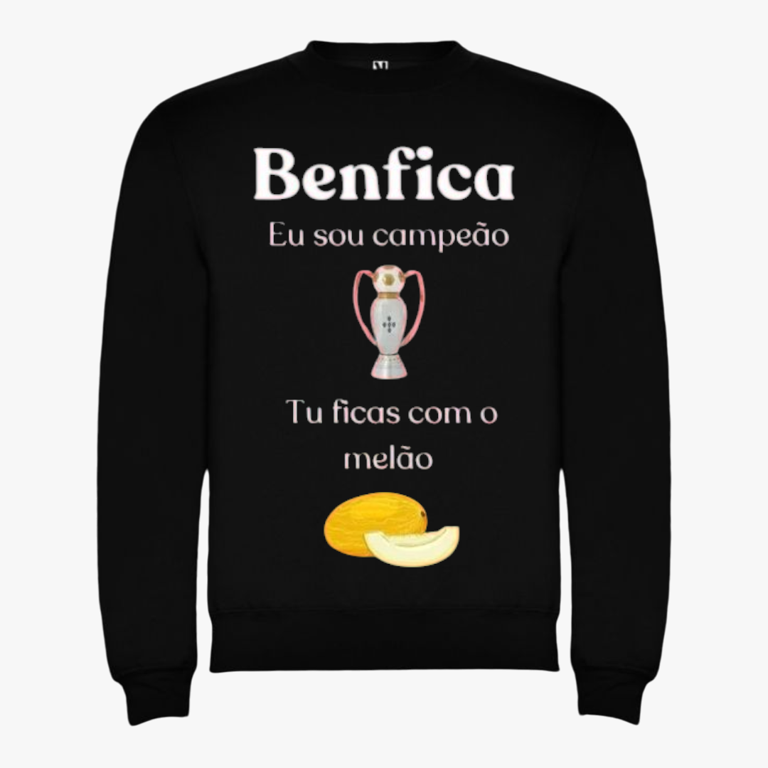 Benfica - Sweat-shirt - Preta