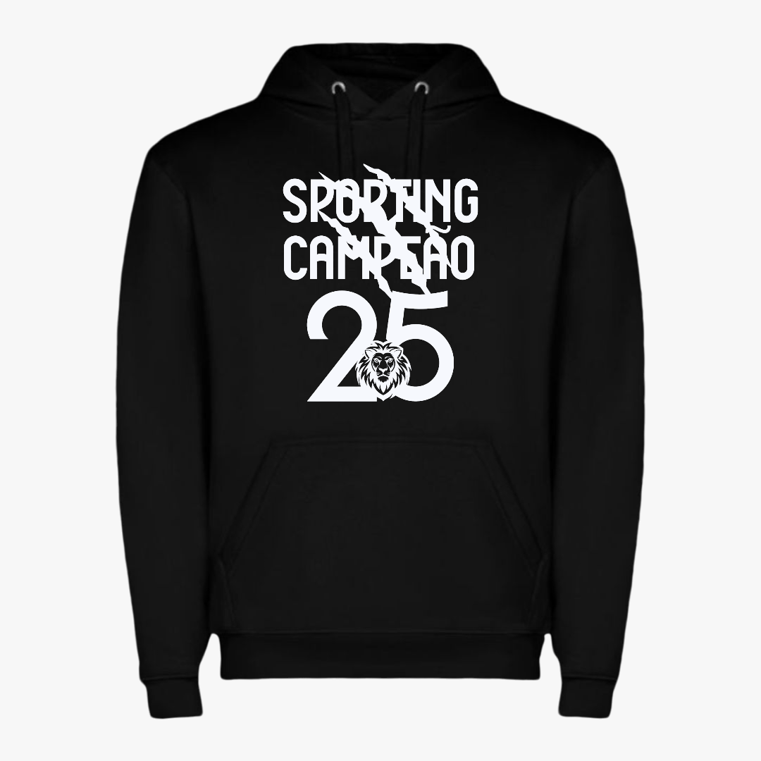 Sporting - Sweat-shirt com capuz - Preta