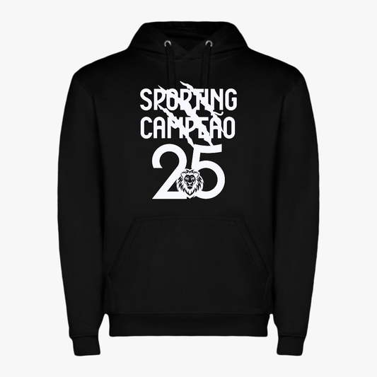 Sporting - Sweat-shirt com capuz - Preta