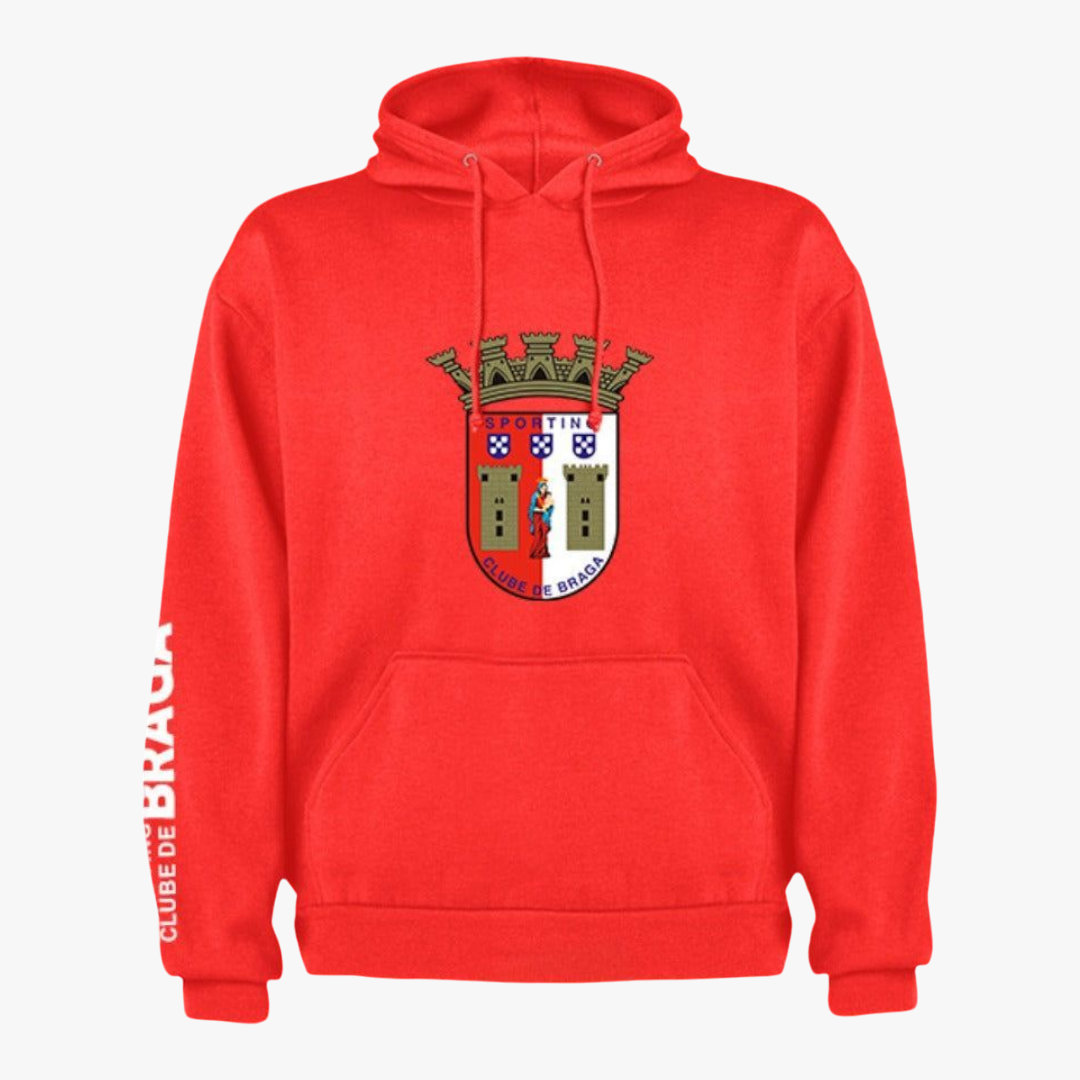 Braga - Sweat-shirt com capuz - Vermelha