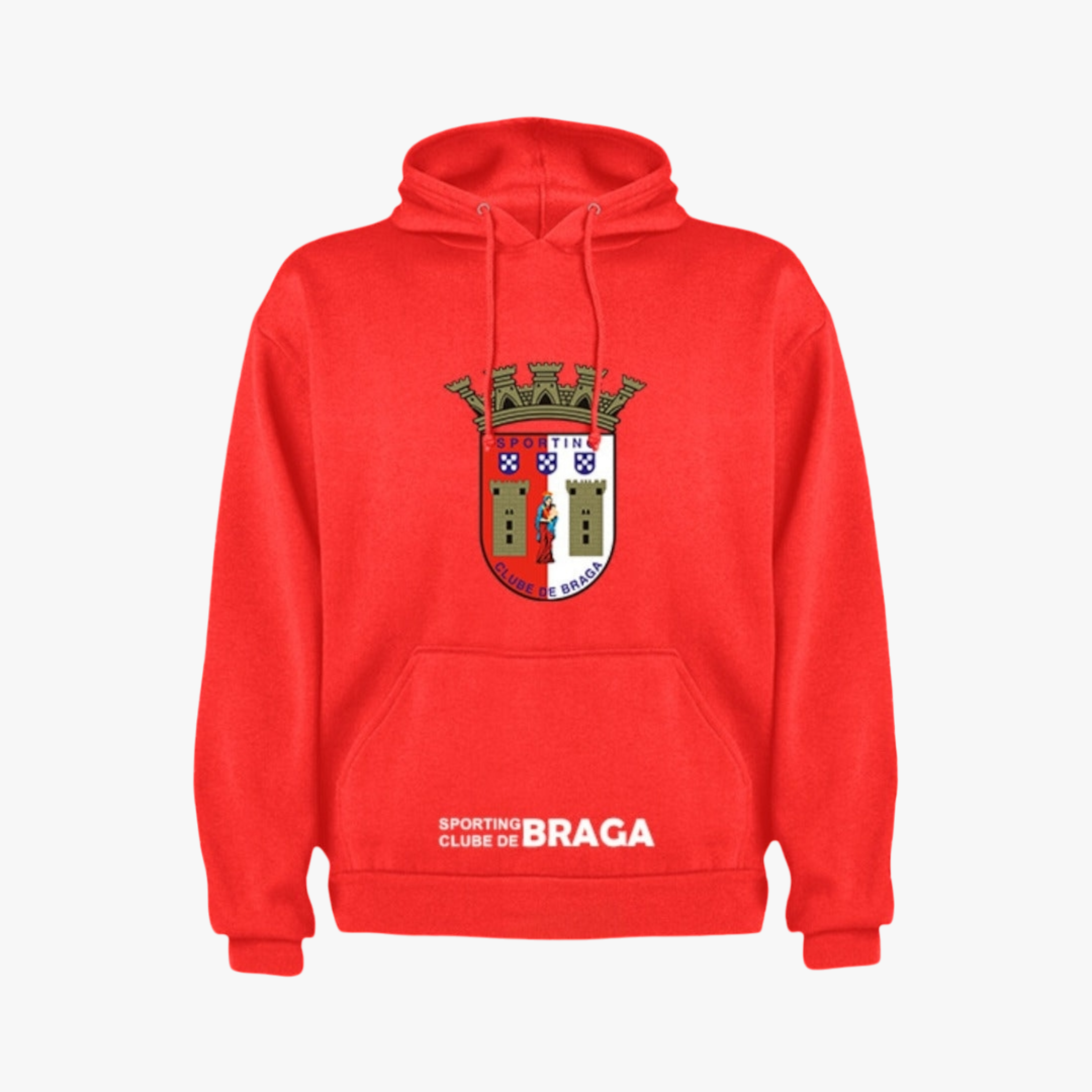 Braga - Sweat-shirt com capuz - Vermelha