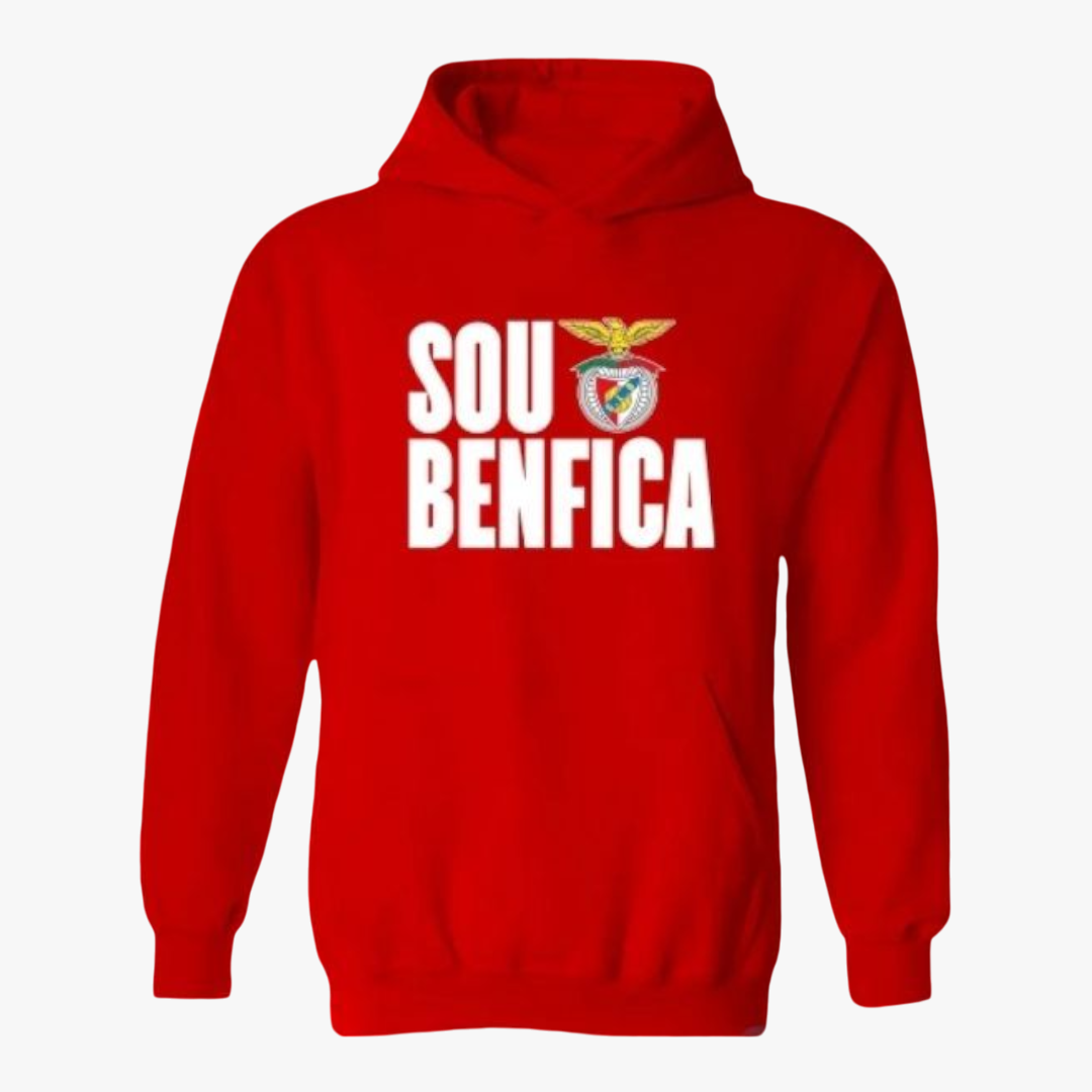 Benfica - Sweat-shirt com capuz - Vermelha