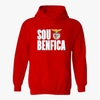 Benfica - Sweat-shirt com capuz - Vermelha