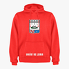 União de Leiria - Sweat-shirt com capuz - Vermelha