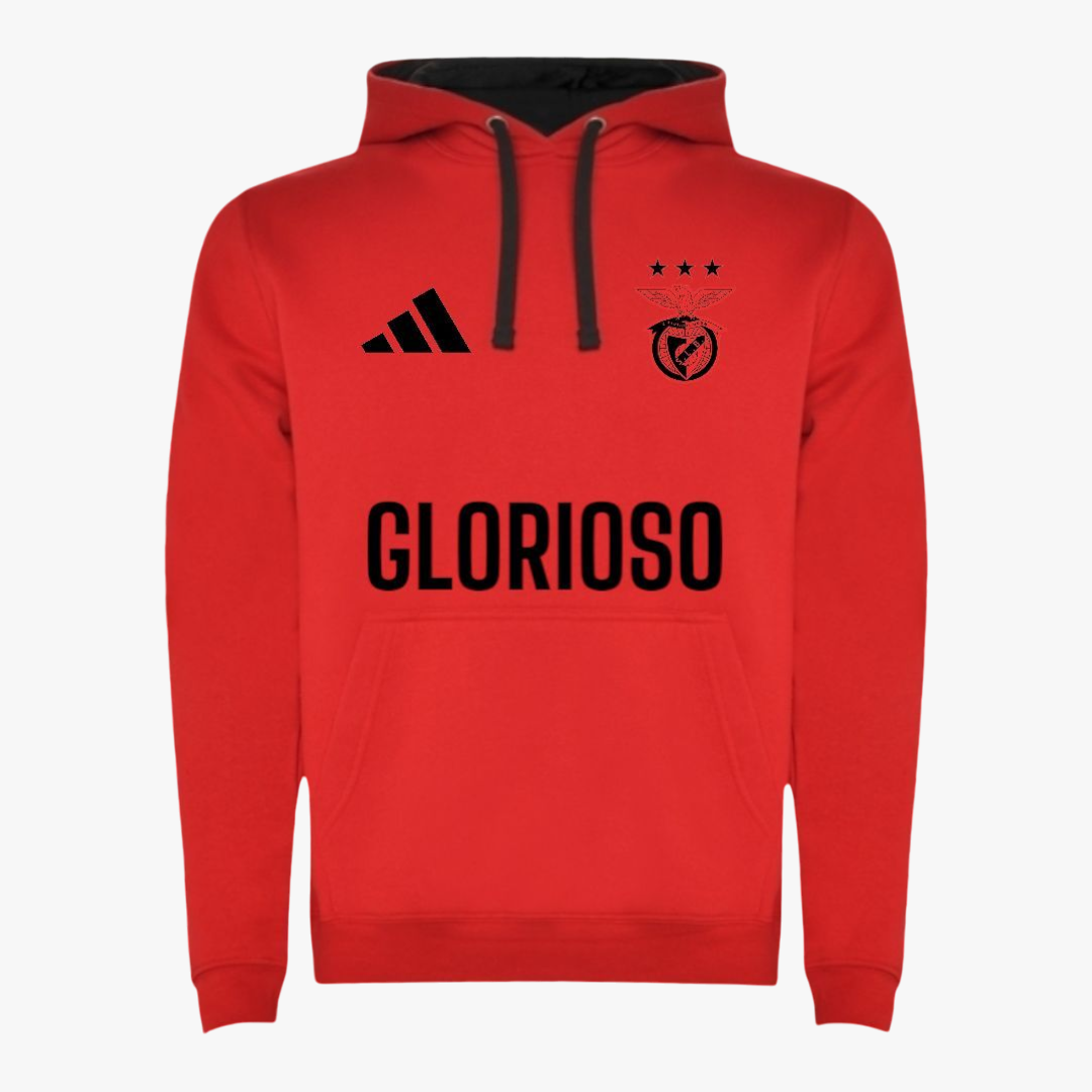 Benfica - Sweat-shirt com capuz - Vermelha