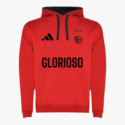 Benfica - Sweat-shirt com capuz - Vermelha