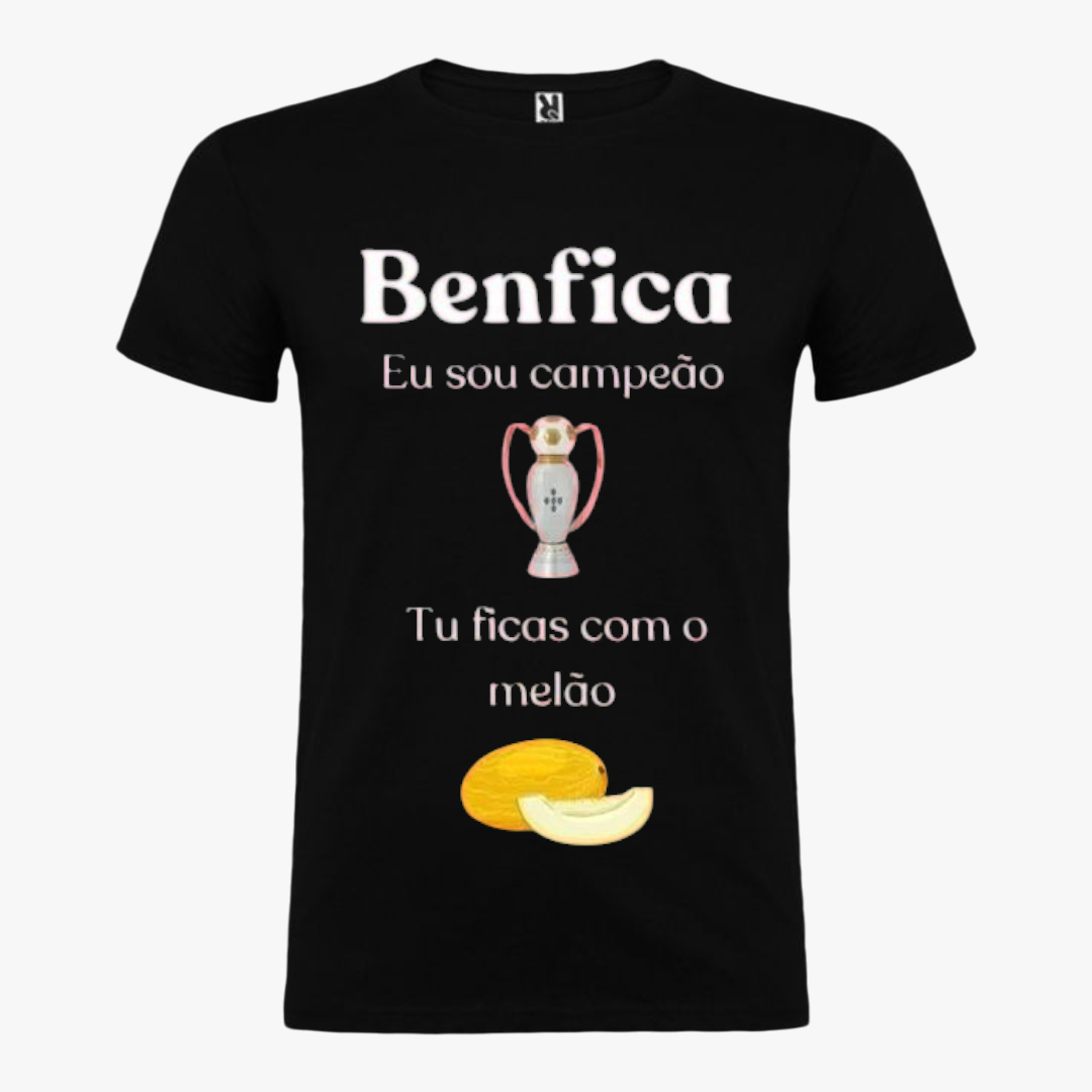 Benfica - T-shirt Preta