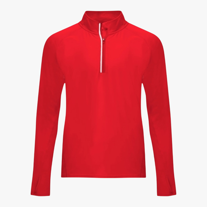 Ref. 1113 - Melbourne - Camisola técnica de manga comprida raglan, com meio fecho