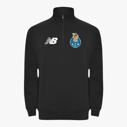 Porto - Sweat - Shirt com meio fecho e gola alta Ref. 1109 - 02