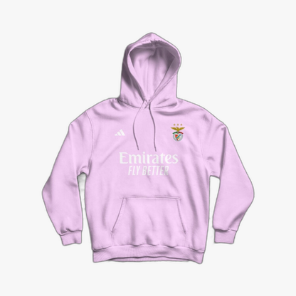Benfica - Sweat-shirt com capuz - Rosa