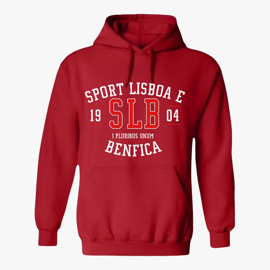 Benfica - Sweat-shirt com capuz - Vermelha