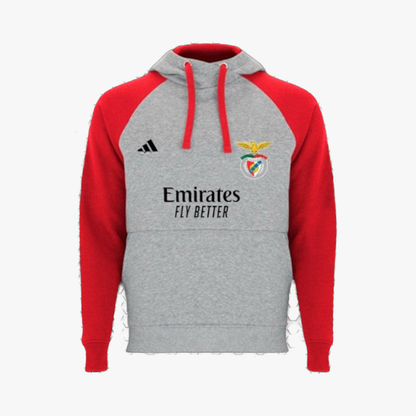 Benfica - Sweat-shirt com capuz - Vermelha/Cinza - REF 1058 - 5860
