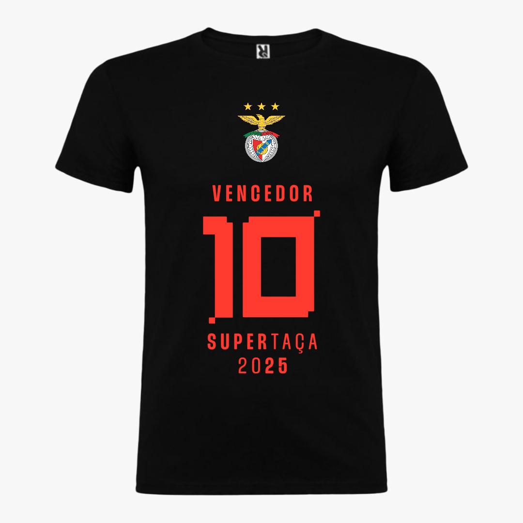 Benfica - T-shirt Preta
