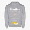 Benfica - Sweat-shirt com capuz - Cinza