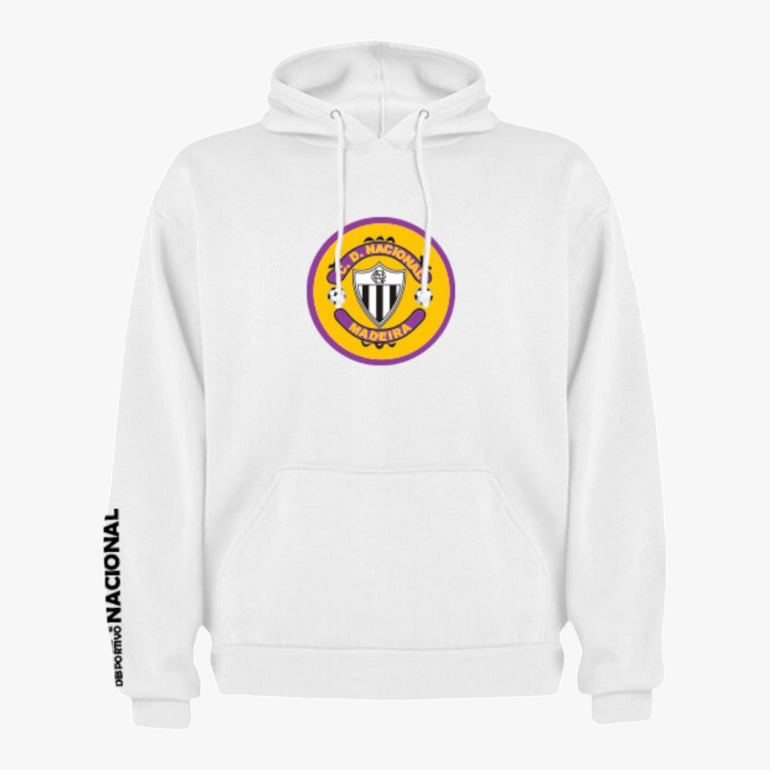 Nacional - Sweat-shirt com capuz - Branca