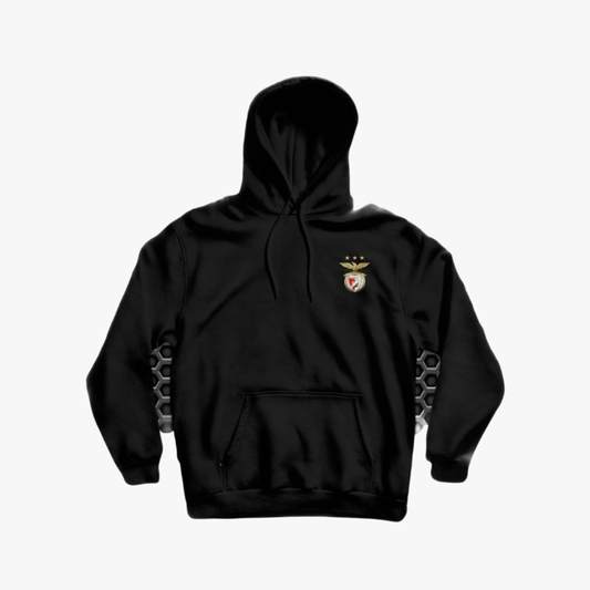 Benfica - Sweat-shirt com capuz - Preta