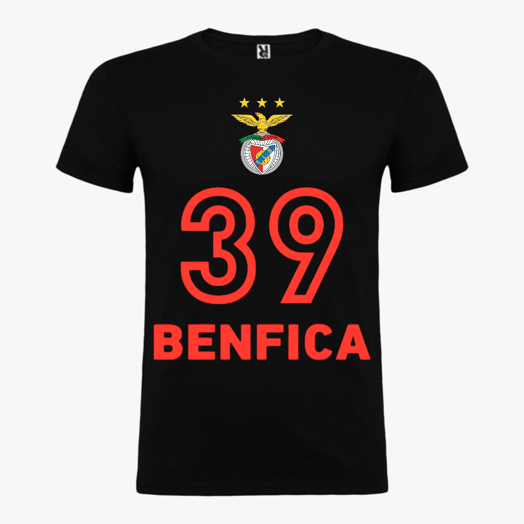 Benfica - T-shirt Preta