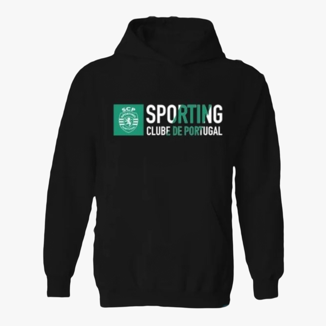 Sporting - Sweat-shirt com capuz - Preta