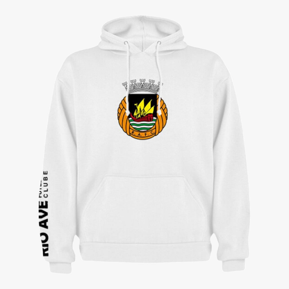 Rio Ave- Sweat-shirt com capuz - Branca