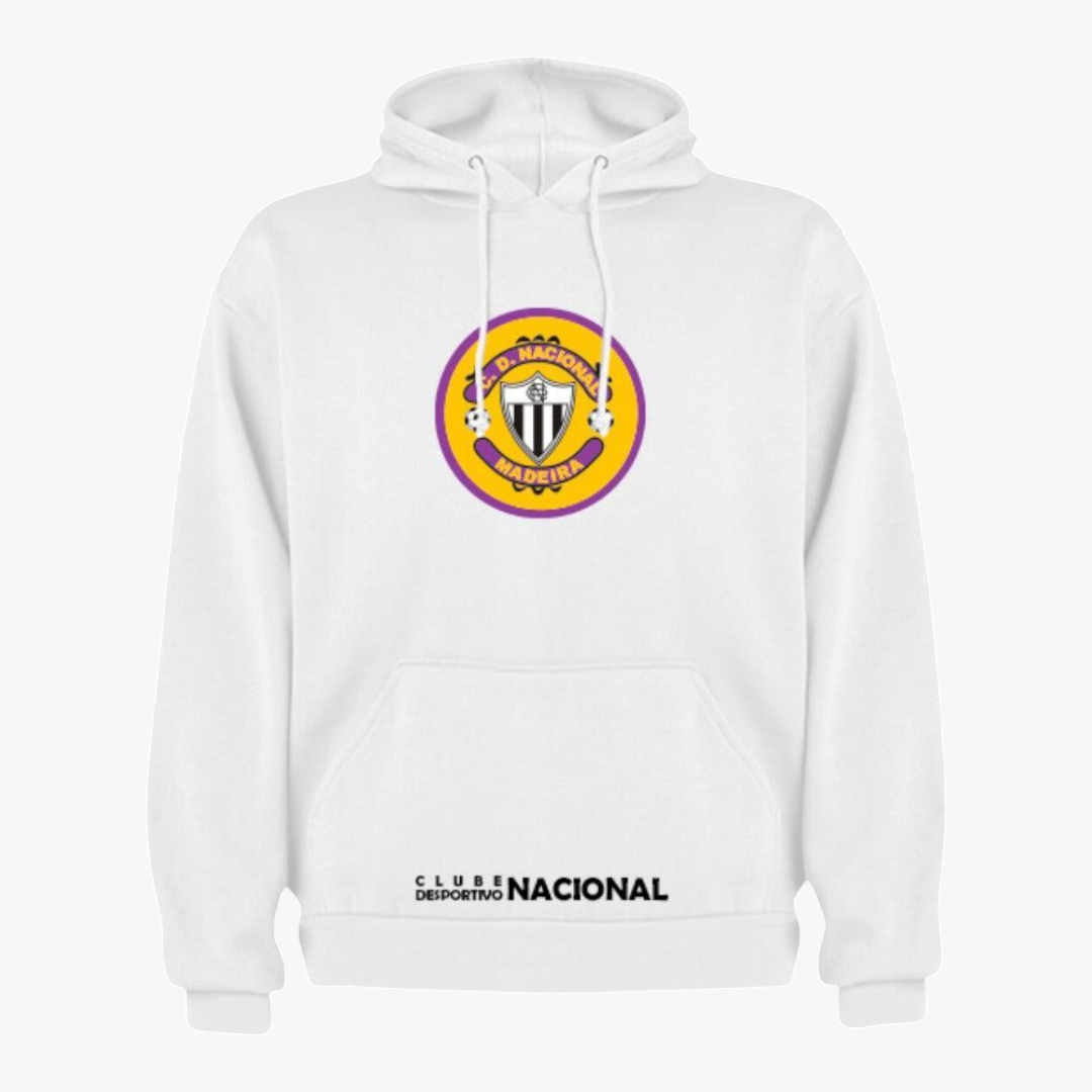 Nacional - Sweat-shirt com capuz - Branca