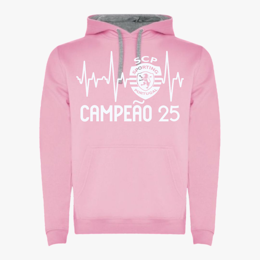 Sporting - Sweat-shirt com capuz - Rosa