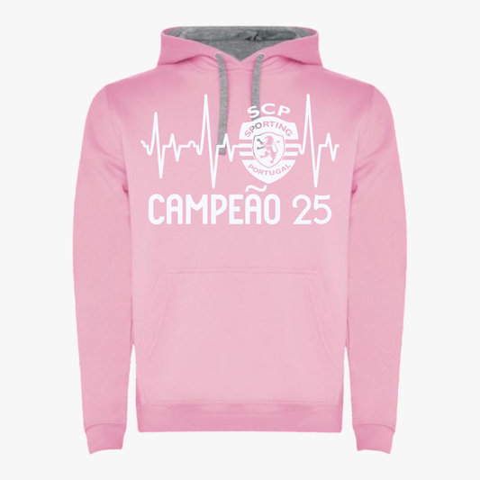 Sporting - Sweat-shirt com capuz - Rosa