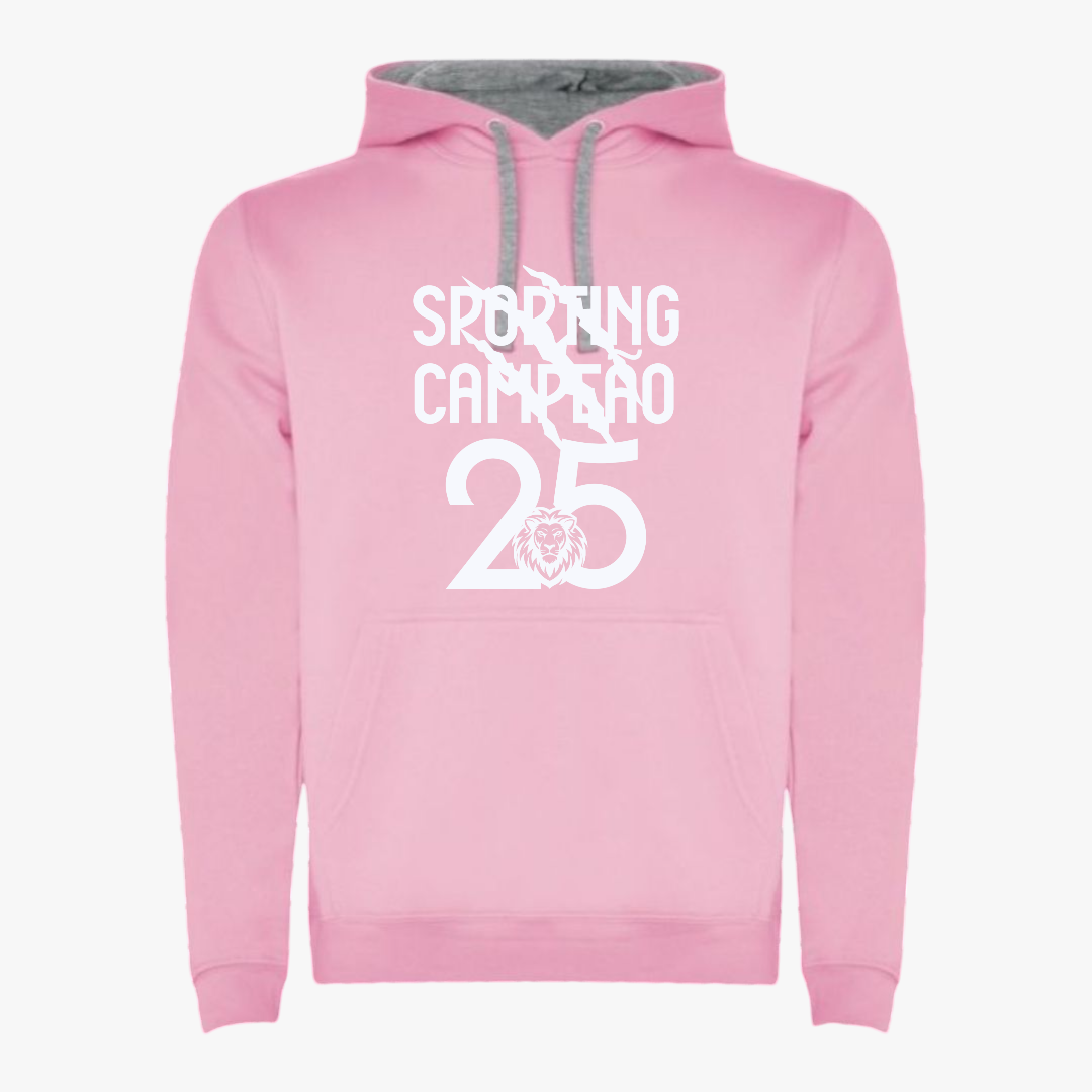 Sporting - Sweat-shirt com capuz - Rosa