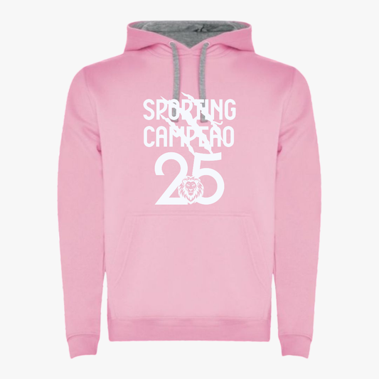 Sporting - Sweat-shirt com capuz - Rosa