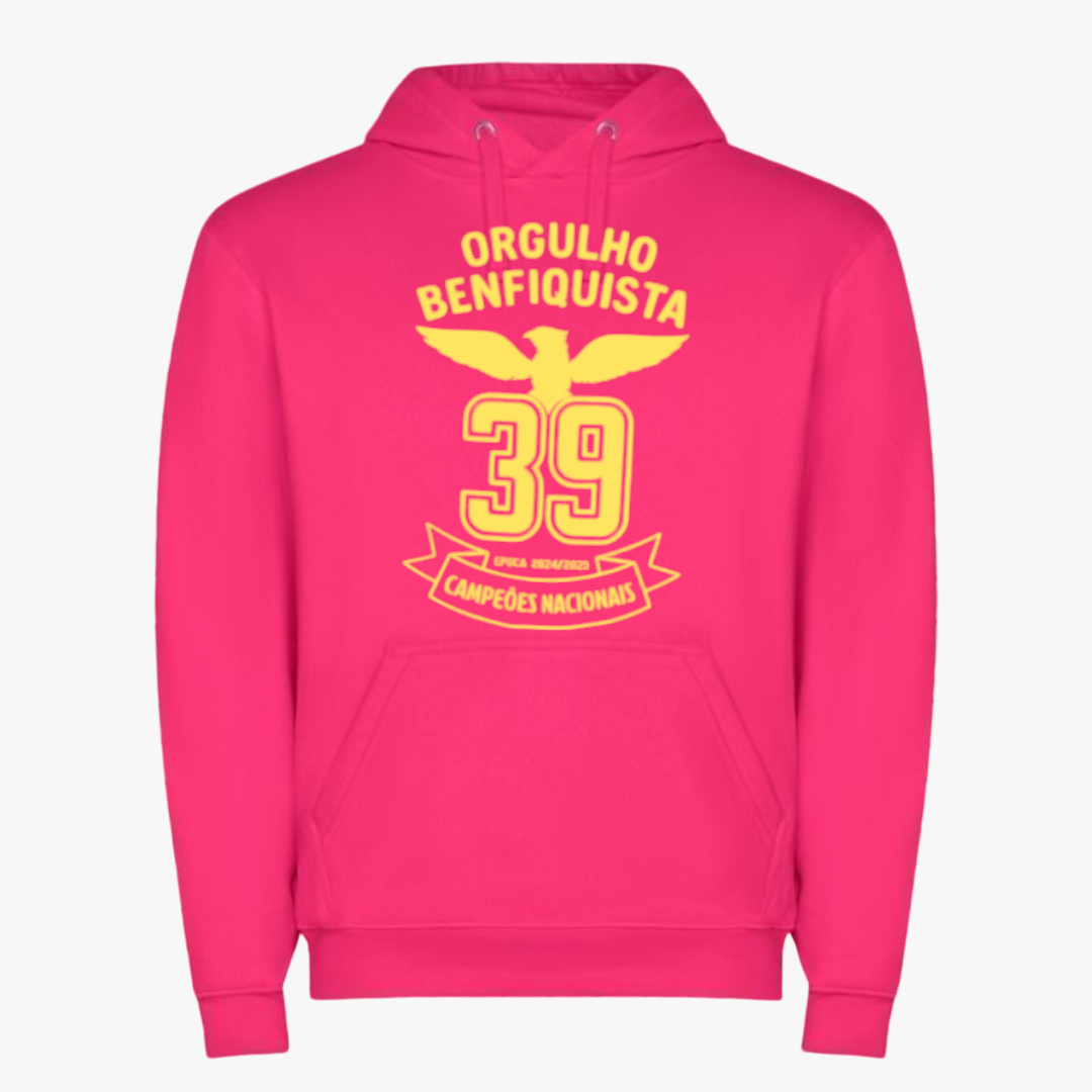 Benfica - Sweat-shirt com capuz - Rosa