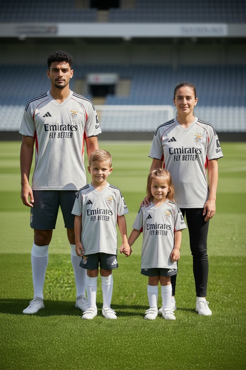 Benfica - Camisola alternativa bege 25/26