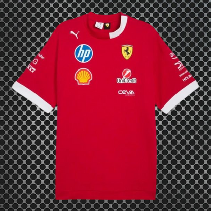 Scuderia Ferrari F1
Camisa grande PUMA GP de Miami 2025 para pilotos