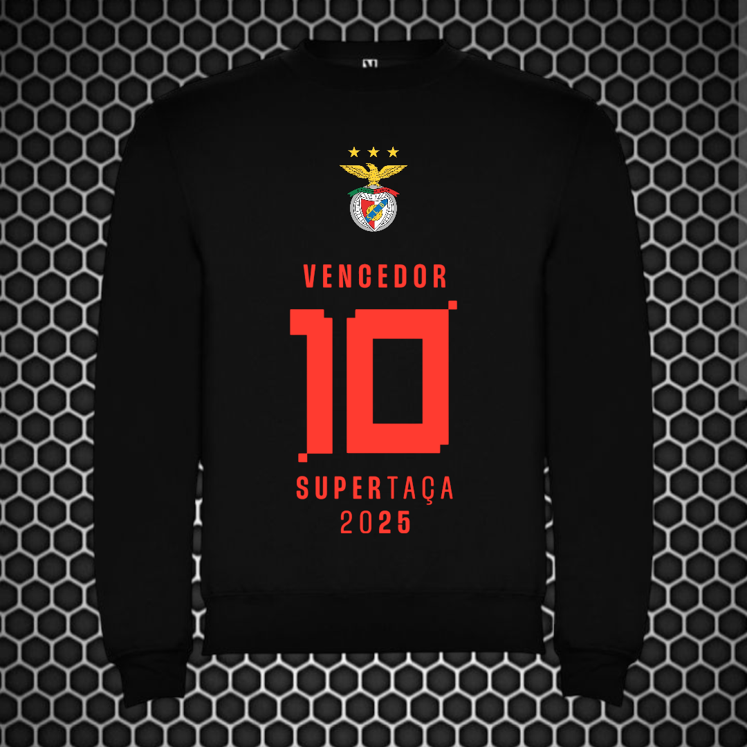 Benfica - Sweat-shirt - Preta