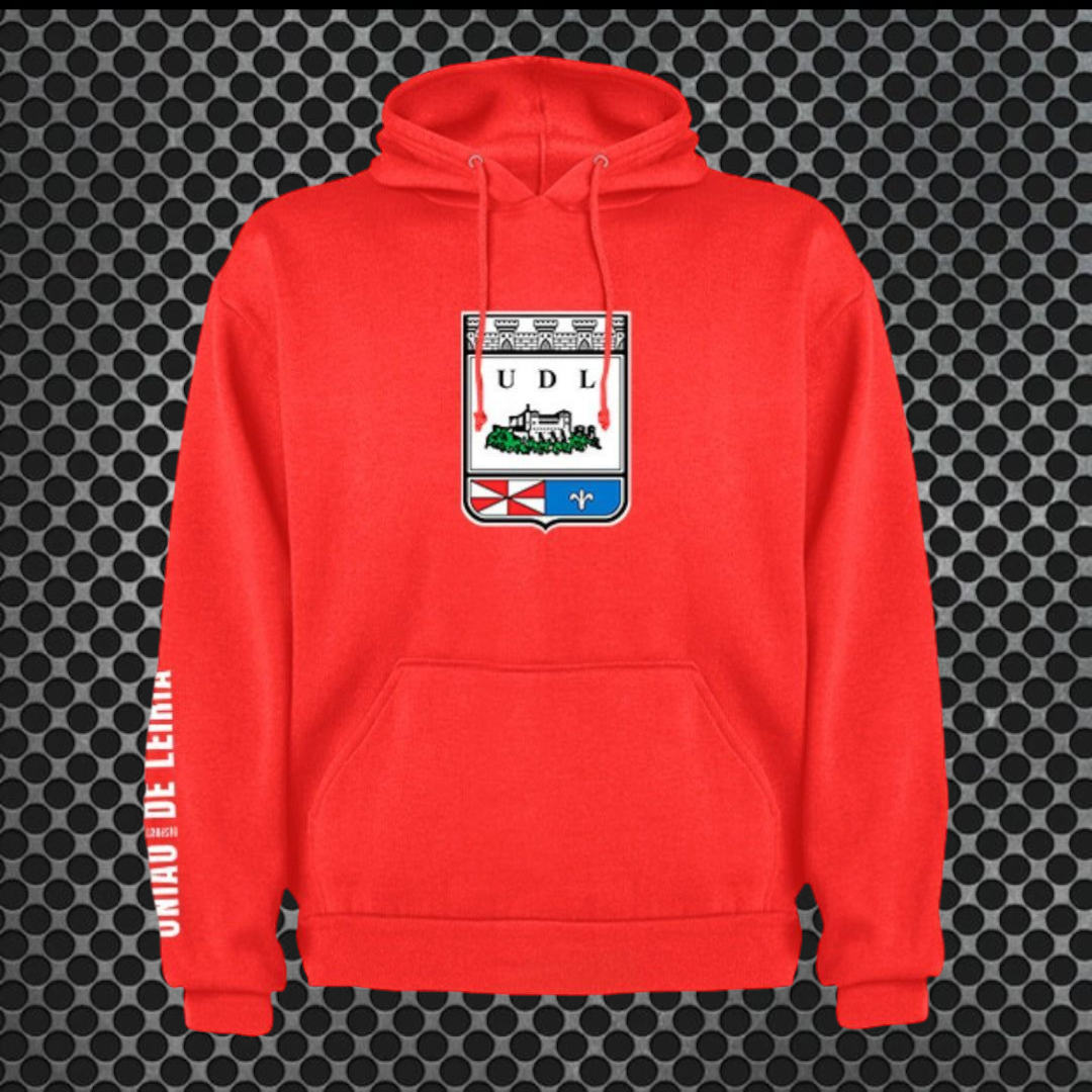 União de Leiria - Sweat-shirt com capuz - Vermelha