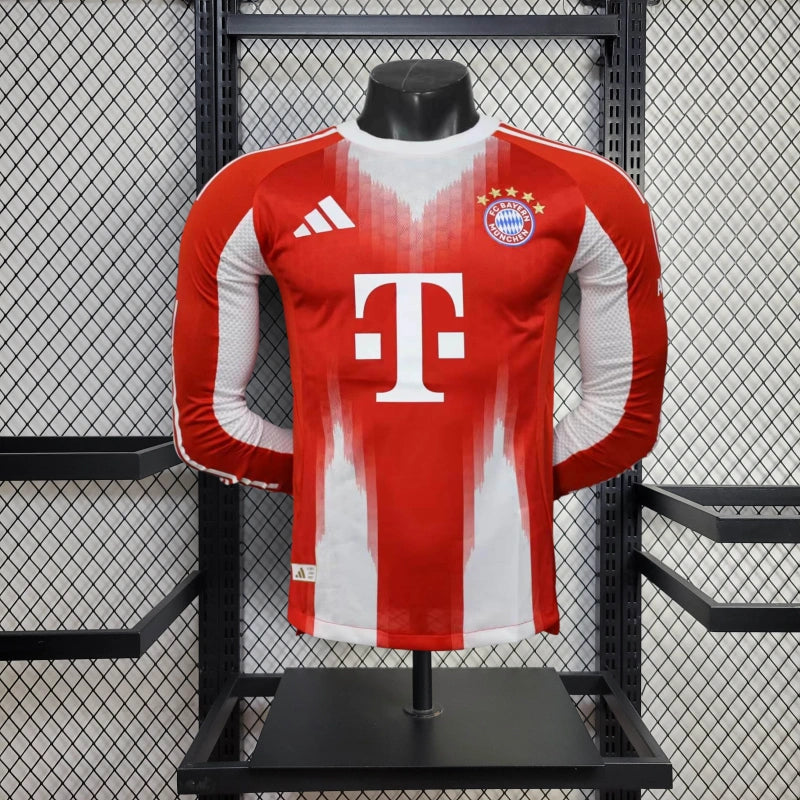 Bayern Munique - Camisola manga longa 25/26 - VERSÃO JOGADOR (LER DESCRIÇÃO)