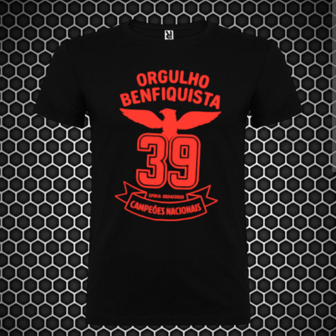 Benfica - T-shirt Preta