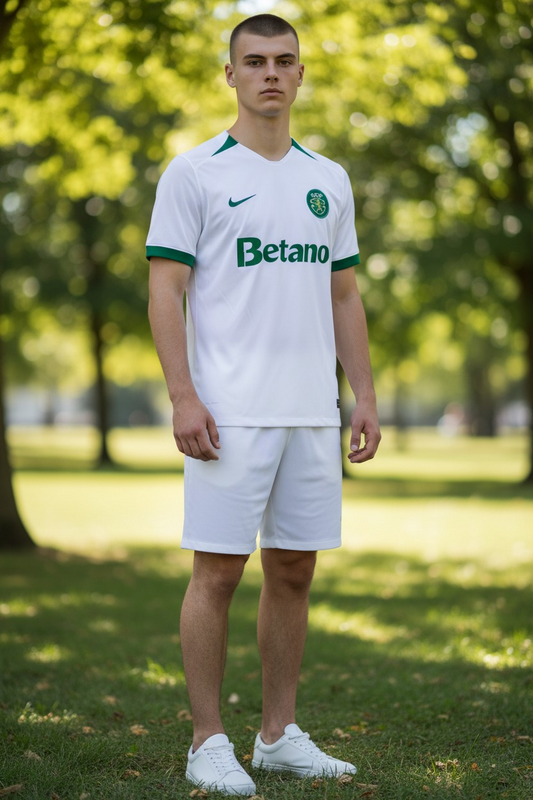 Sporting - Camisola alternativa 24/25 - Caixa e Saco Sporting incluídos