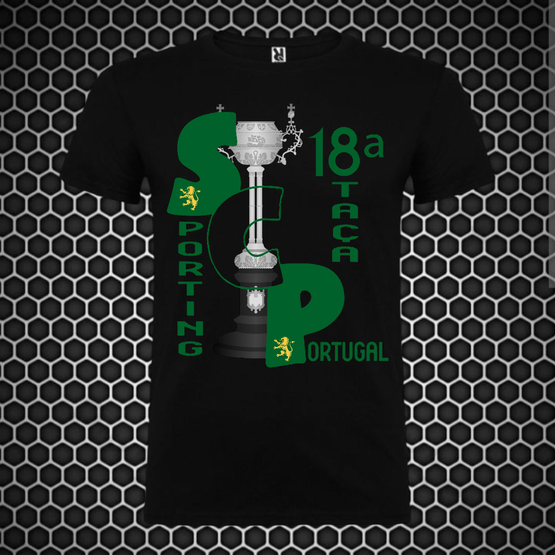 Sporting - T-shirt Preta