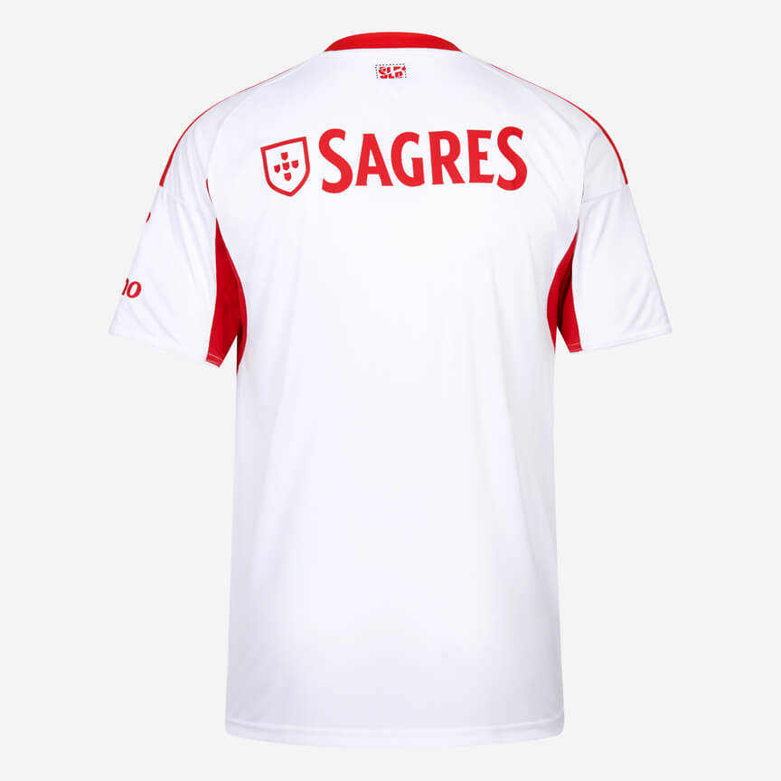 Benfica - Camisola alternativa branca 25/26 - Caixa Benfica incluído