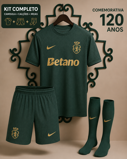 Sporting - Kit criança e adulto - Caixa e saco Sporting incluidos