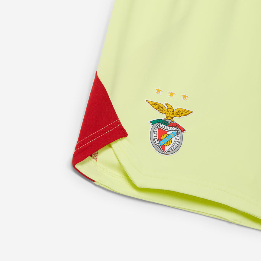 Benfica - Calções guarda-redes amarelos 25/26