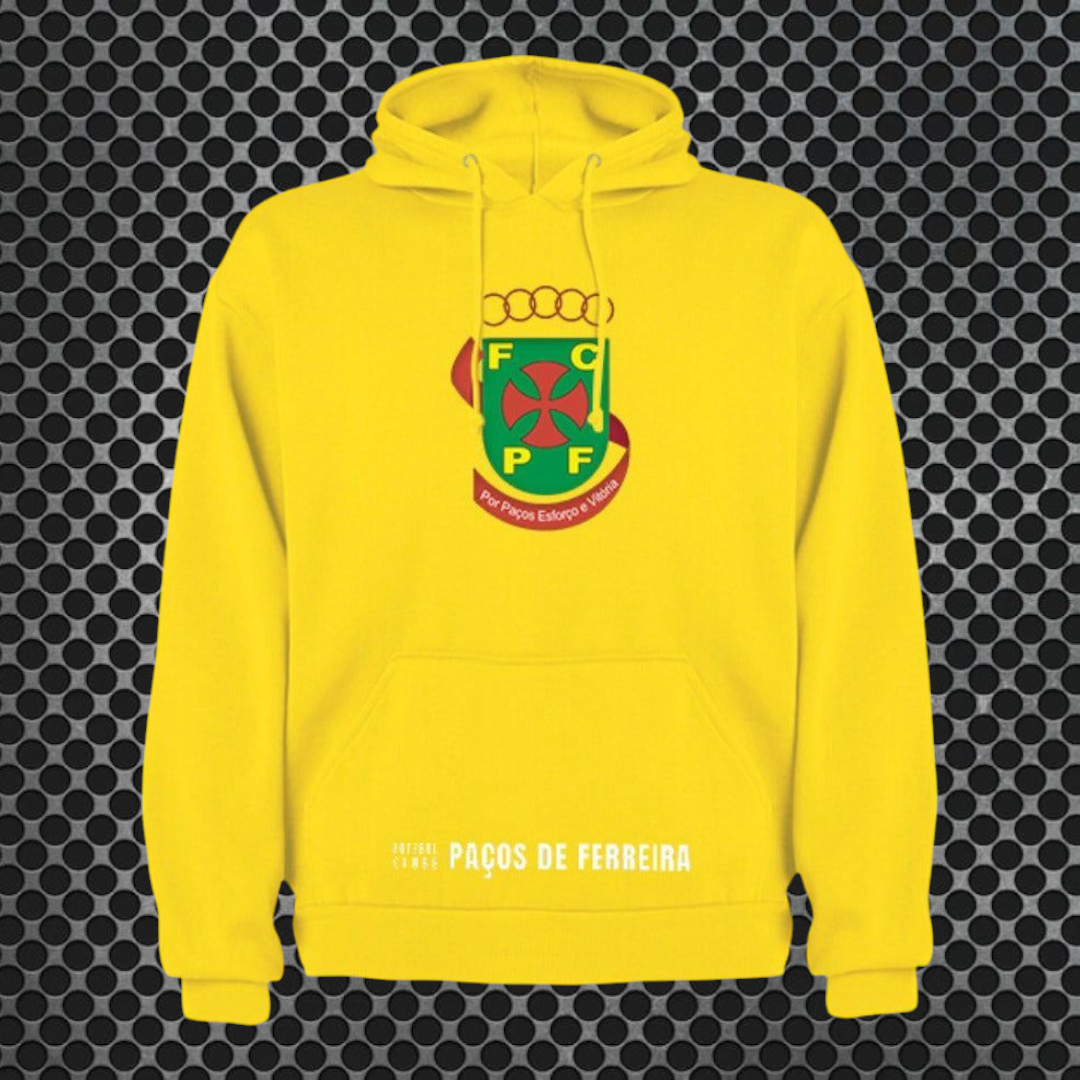 Paços de Ferreira - Sweat-shirt com capuz - Amarela