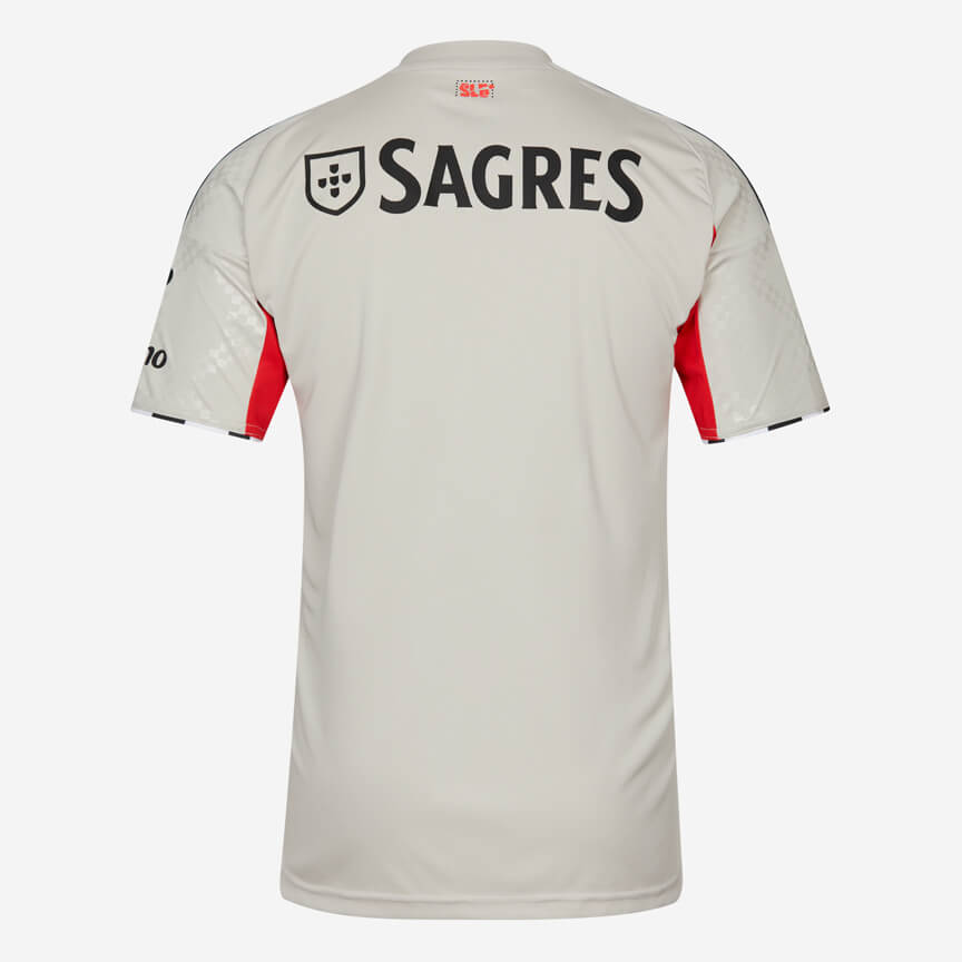 Benfica - Camisola alternativa bege 25/26 - Caixa Benfica incluído