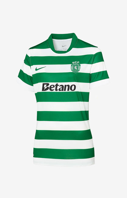 Sporting - Camisola principal feminina 25/26 - Caixa e Saco Sporting incluídos