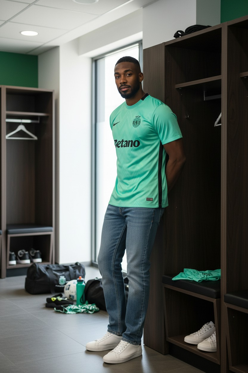 Sporting - Camisola 3° equipamento 25/26 - Caixa e Saco Sporting incluídos