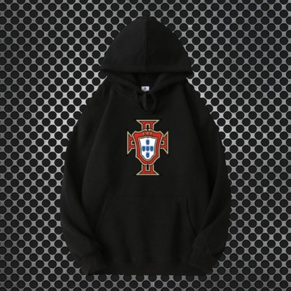 Portugal - Sweat-shirt com capuz - Preta