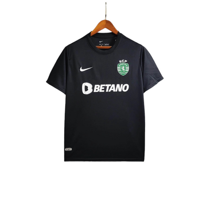 Sporting - Camisola alternativa preta 24/25 - Caixa e Saco Sporting incluídos