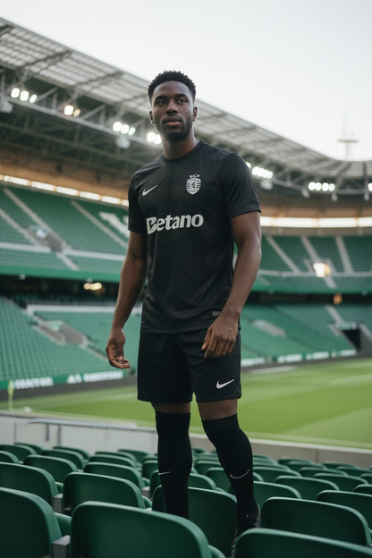 Sporting - Kit criança e adulto away 25/26 - Caixa e Saco Sporting incluídos