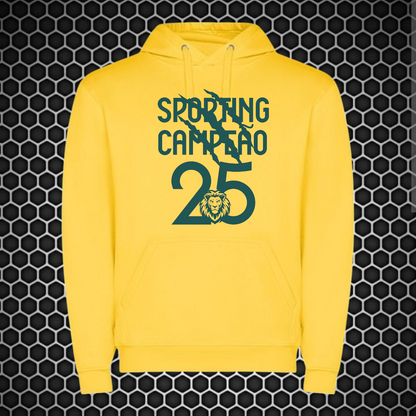 Sporting - Sweat-shirt com capuz - Amarela